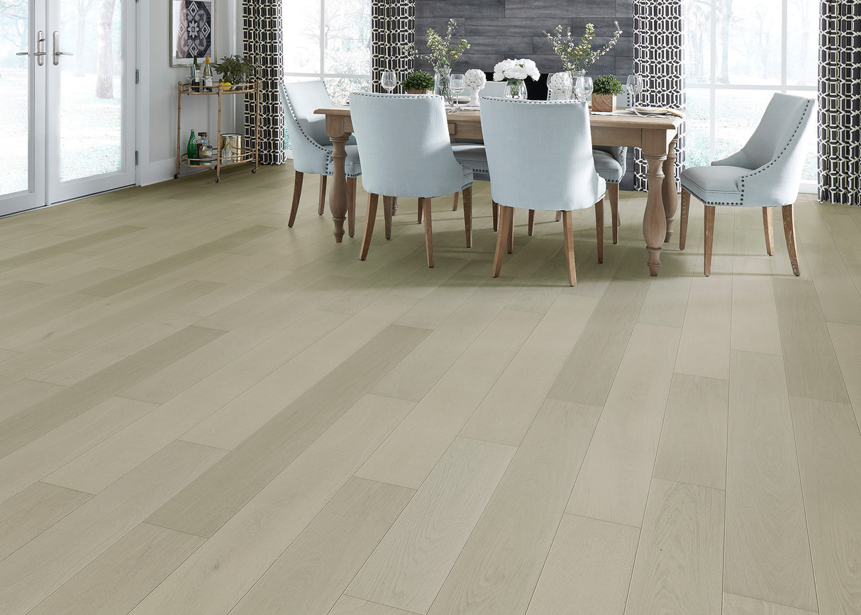 1/2 in. Delaware Driftwood Oak Distressed Prefinished Engineered Hardwood Flooring 7.48 in. Wide