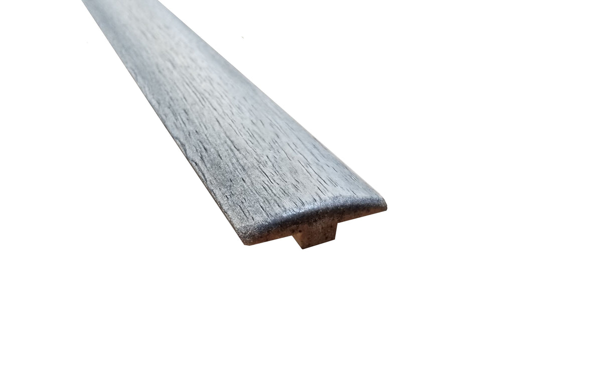 Prefinished Misty Point Distressed 2 in. Wide x 6.5 ft. Length T-Molding