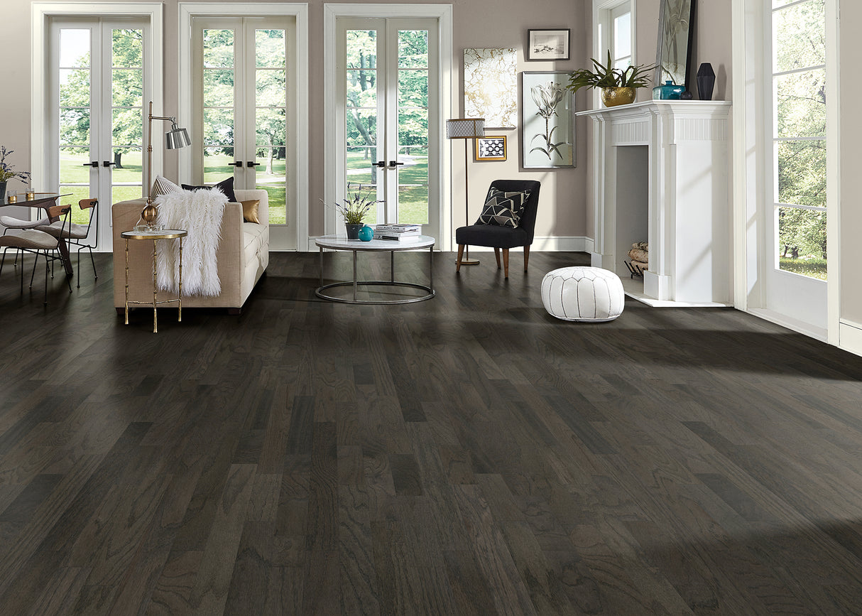 Prefinished Engineered Hardwood Onyx Oak 3/8" x 3" - Stack Out - 450.1 Sq. Ft.