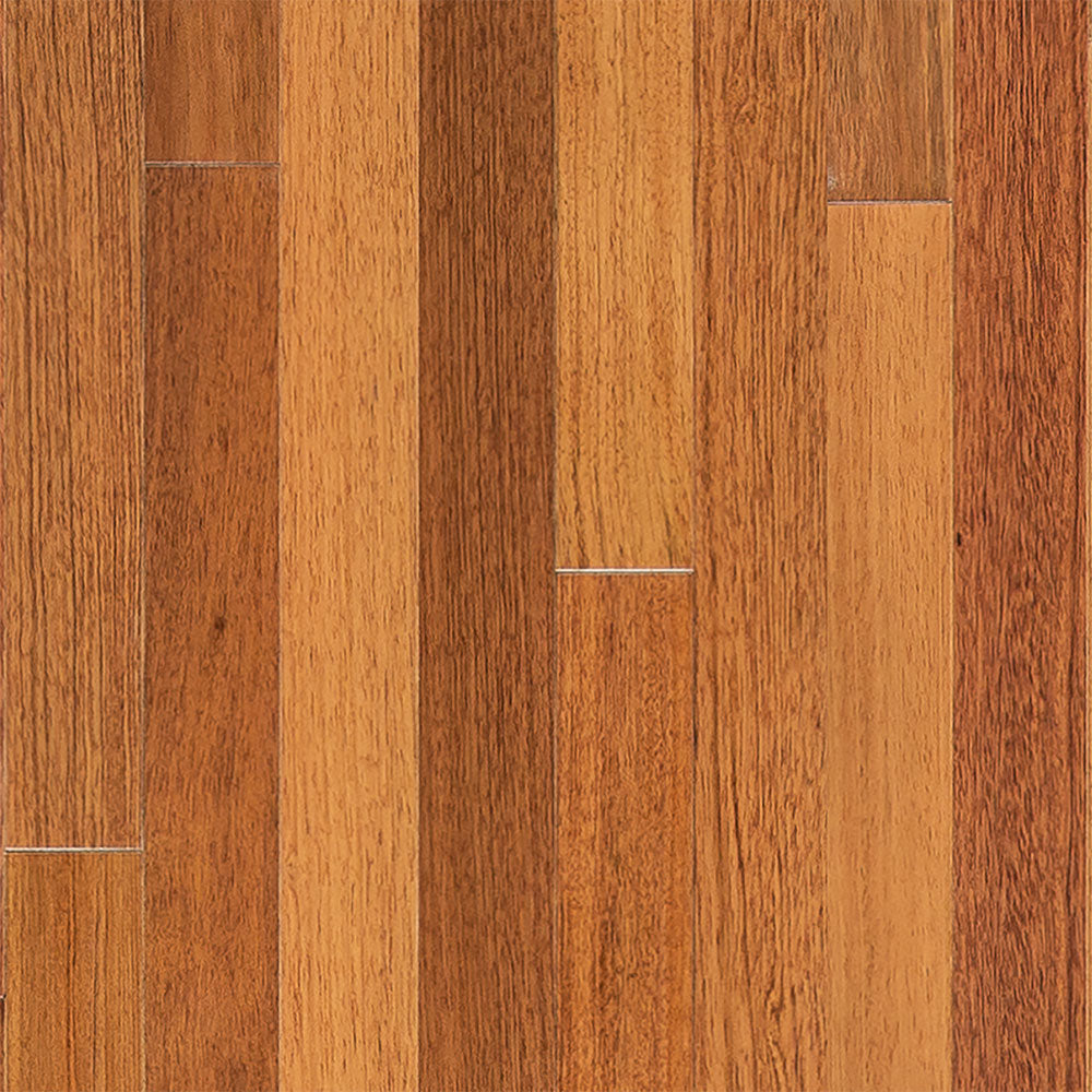 3/4 in. Natural Brazilian Cherry Prefinished Solid Hardwood Flooring 2.25 in. Wide
