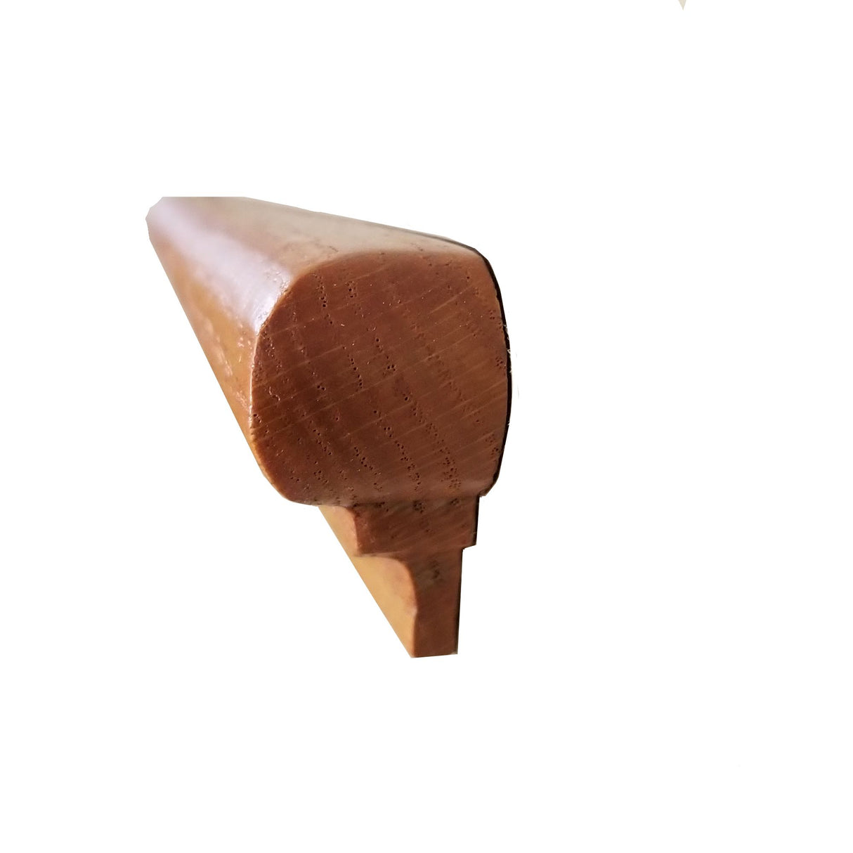 Prefinished Solid Wood Butterscotch Oak 1 in. T x 1.88 in. W x 14.75 in. L Retrofit Return End