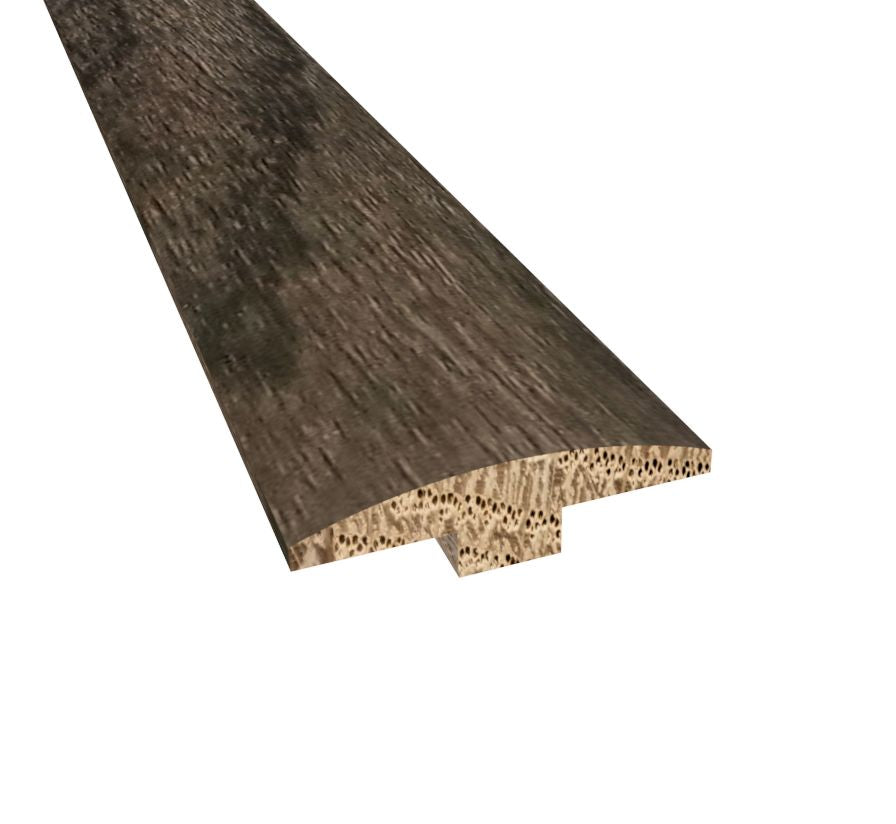Prefinished Onyx Oak 2 in. Wide x 6.5 ft. Length T-Molding