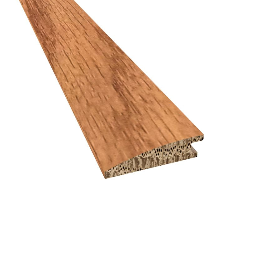 Prefinished Gunstock Oak 1.5 in. Wide x 6.5 ft. Length Reducer