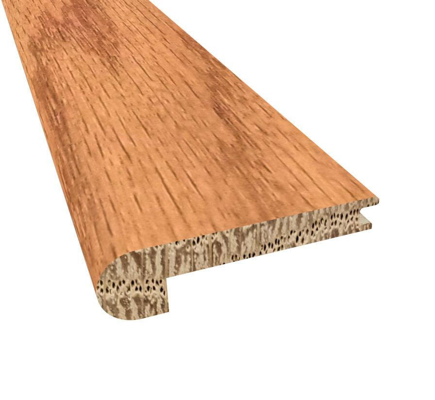 Prefinished Gunstock Oak 3/8 in. Thick x 2.75 in. Wide x 6.5 ft. Length Stair Nose
