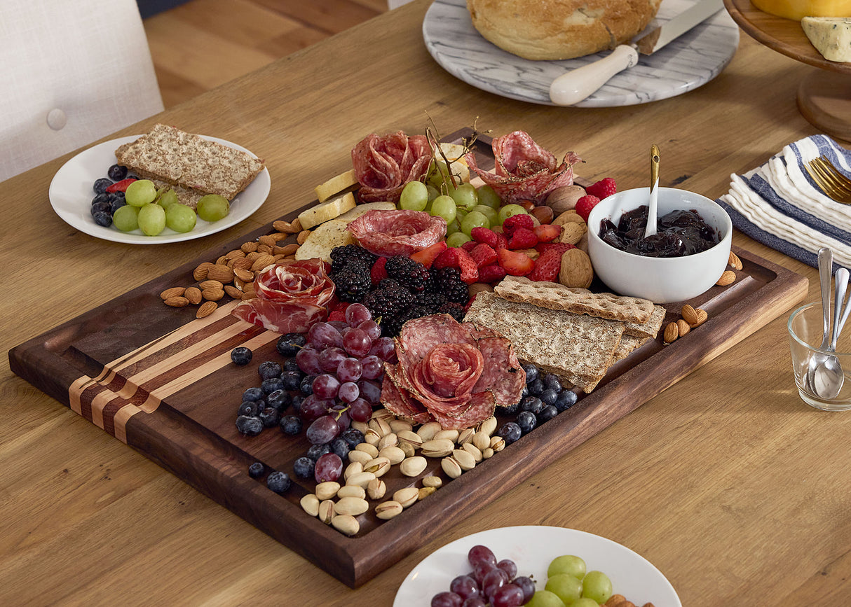 Oiled Stoverstown 20 in. Length x 15 in. Wide x 1 in. Thick Solid Butcher Block Cutting Board