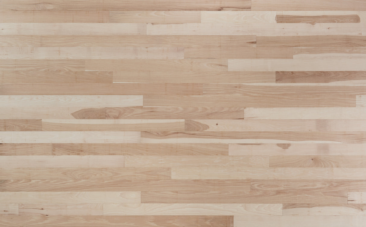 3/4 in. Natural Hickory Unfinished Solid Hardwood Flooring 3 in. Wide