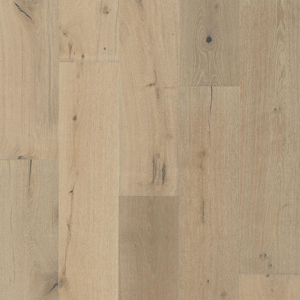 5/8 in. Platinum Coast White Oak Distressed Prefinished Engineered Hardwood Flooring 9.5 in. Wide
