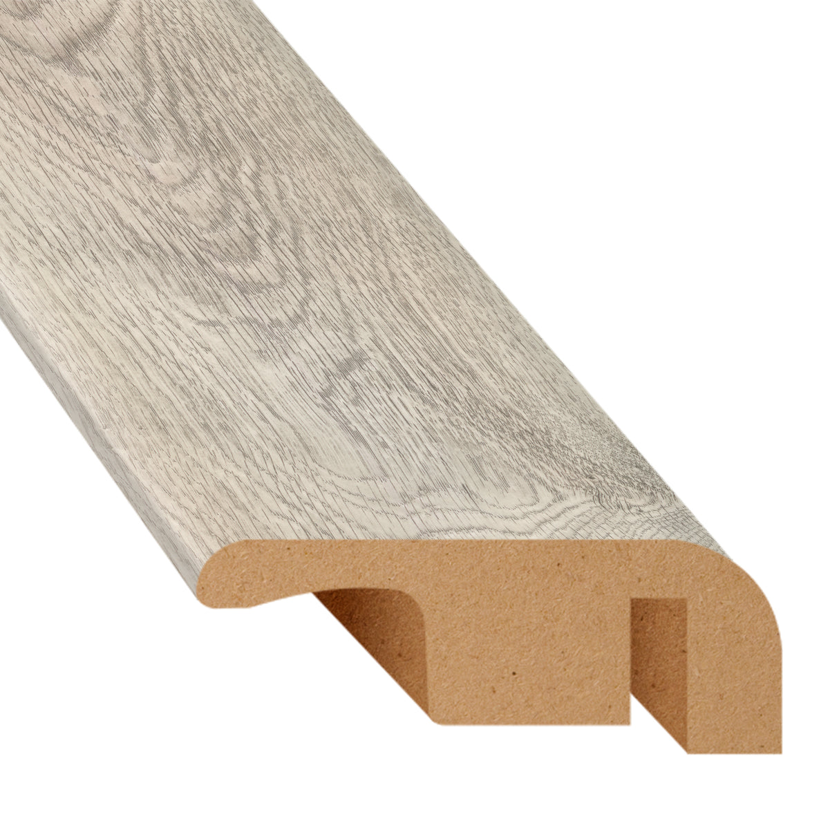 Sussex Oak Laminate 1.37 in. Wide x 7.5 ft. Length End Cap