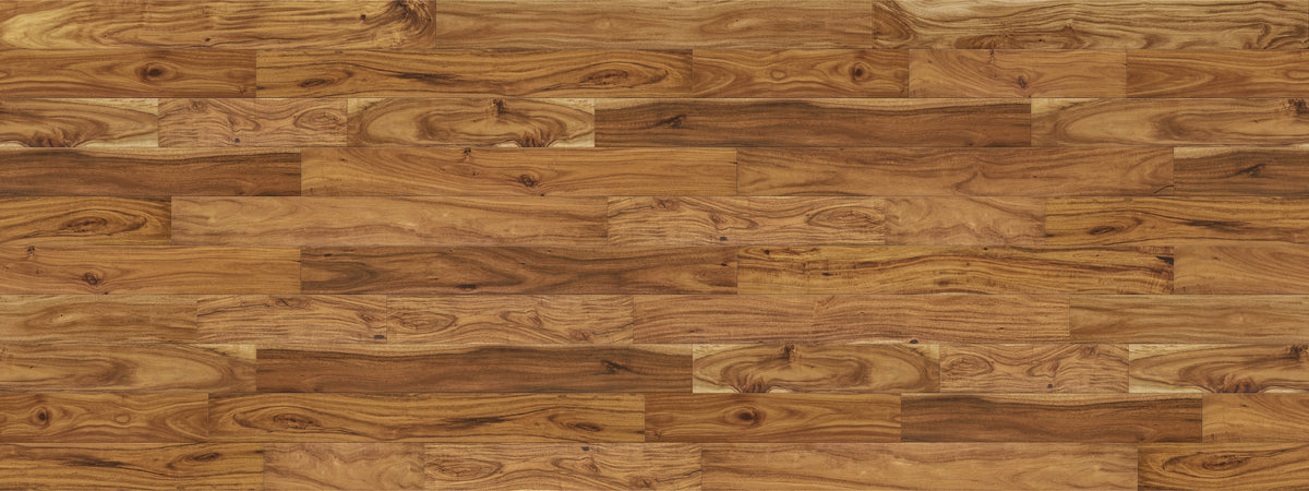 7/16" x 4.72" Tobacco Road Acacia Distressed Quick Click Engineered Hardwood Flooring - Sample