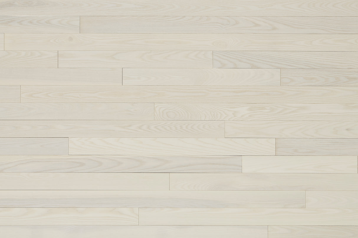 3/4 in. Matte Carriage House White Ash Prefinished Solid Hardwood Flooring 3.25 in. Wide