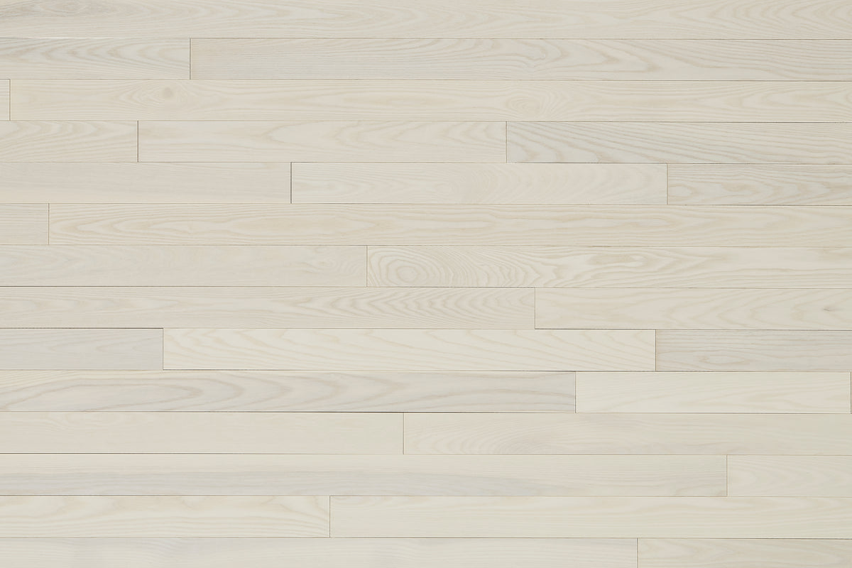 3/4 in. Matte Carriage House White Ash Prefinished Solid Hardwood Flooring 3.25 in. Wide