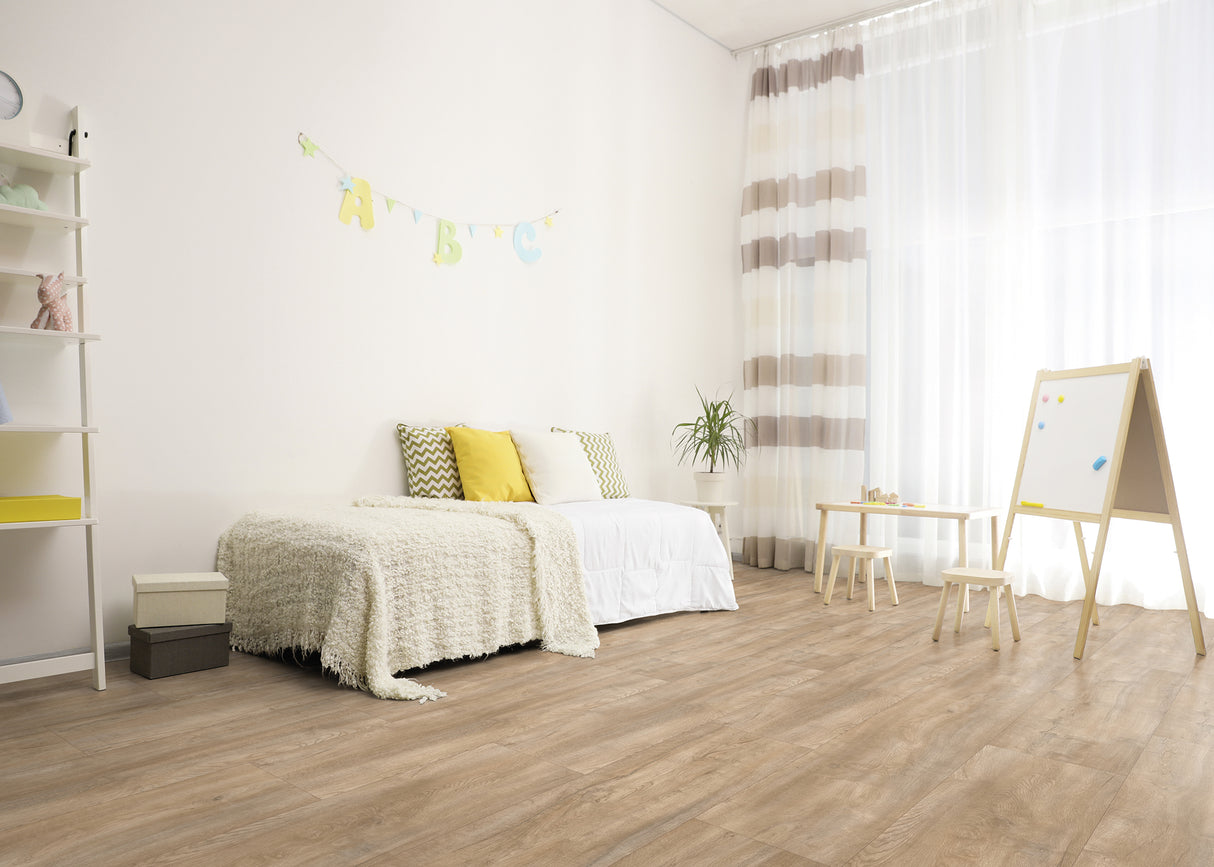 8mm Salt River Canyon Oak 24 Hour Water-Resistant Laminate Flooring 12.95 in. Wide x 50.79 in. Long - As-Is - Stack Out - 630.43 Sq. Ft.