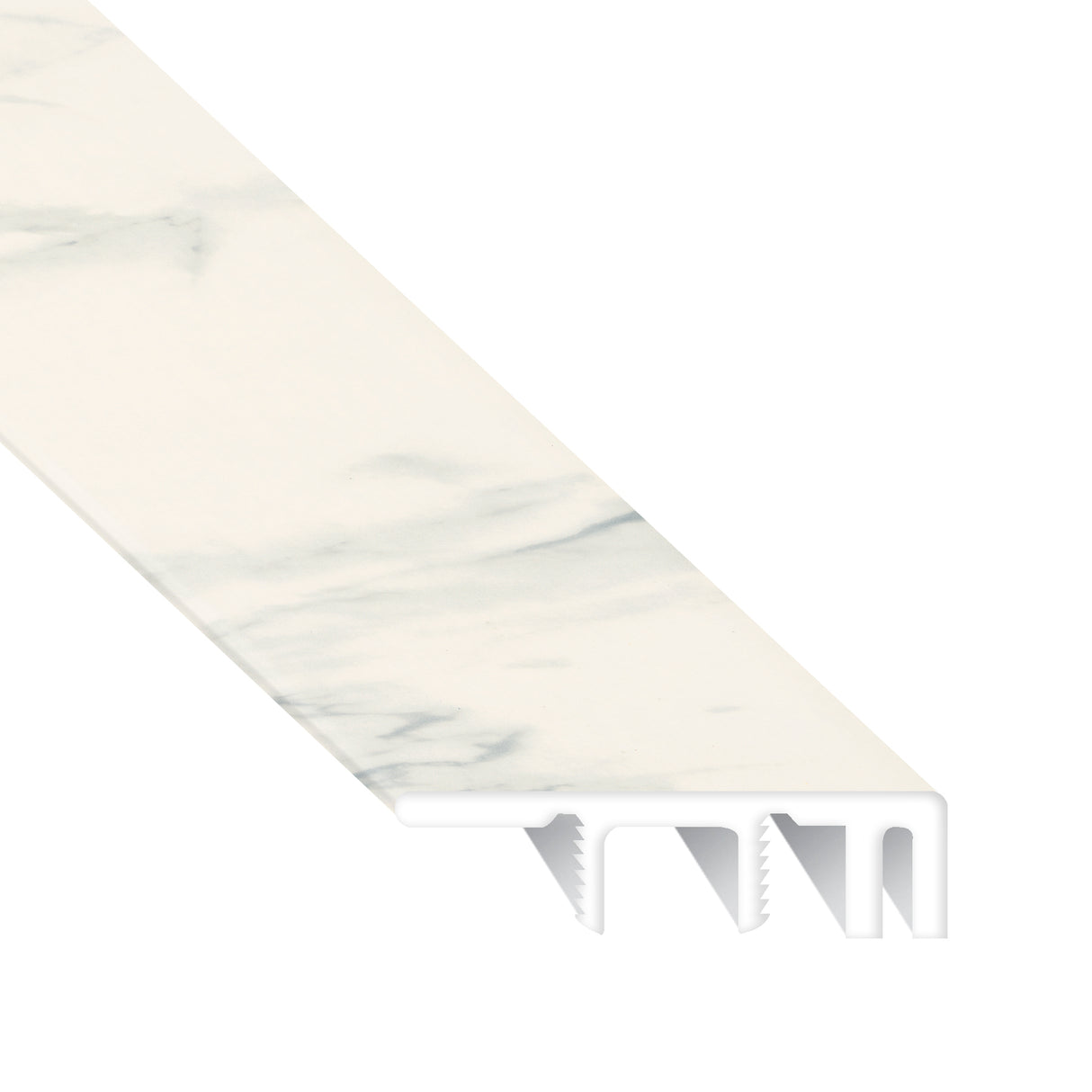 High Tower Marble Waterproof Laminate 1.5 in. Wide x 7.5 ft. Length End Cap