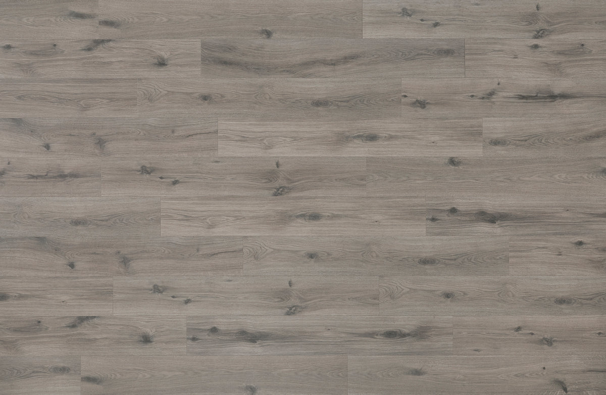 9mm w/pad Silk Spire Oak Water-Resistant Hybrid Resilient Flooring - Sample