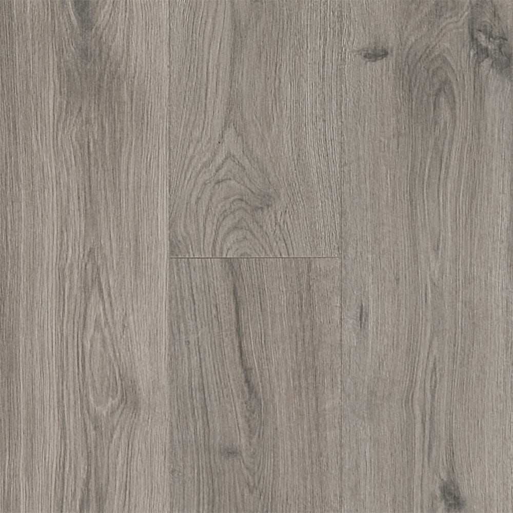 9mm w/pad Silk Spire Oak Water-Resistant Hybrid Resilient Flooring 7.56 in. Wide x 50.63 in. Long