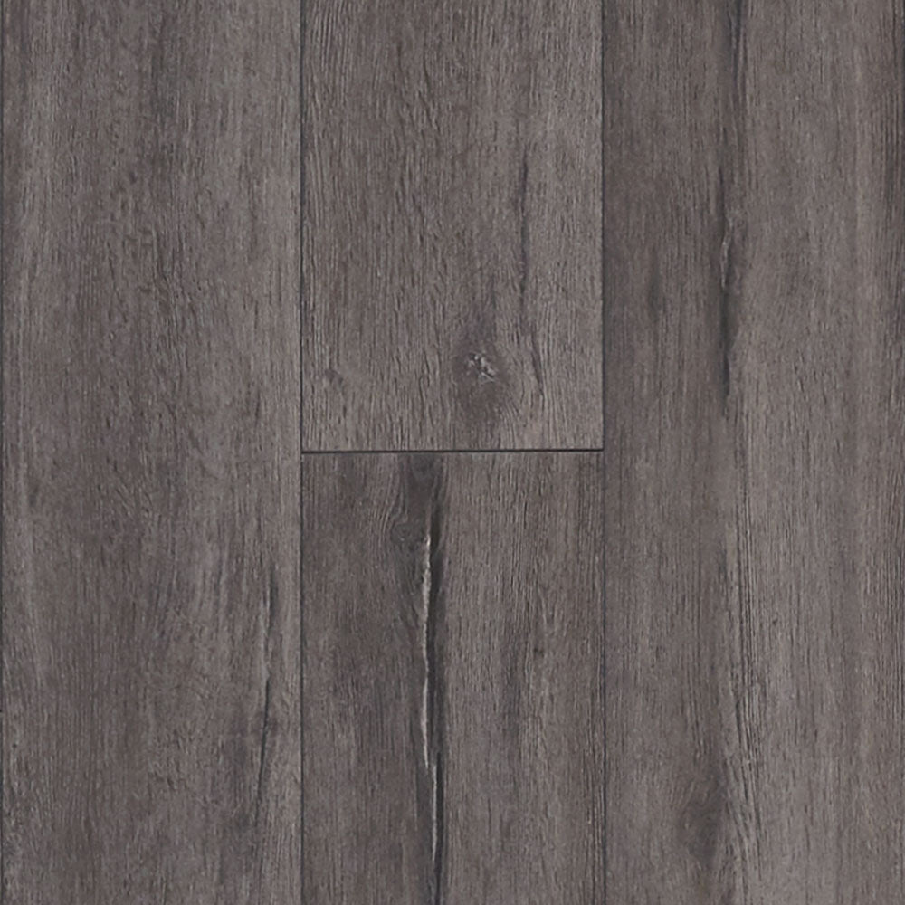 9mm w/pad Foggy Bottom Oak Water Resistant Hybrid Resilient Flooring 7.56 in. Wide x 50.63 in. Long