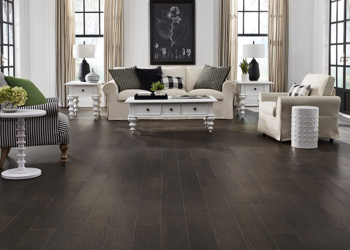 3/8 in. Spring Foal Oak Quick Click Prefinished Engineered Hardwood Flooring 6.25 in. Wide