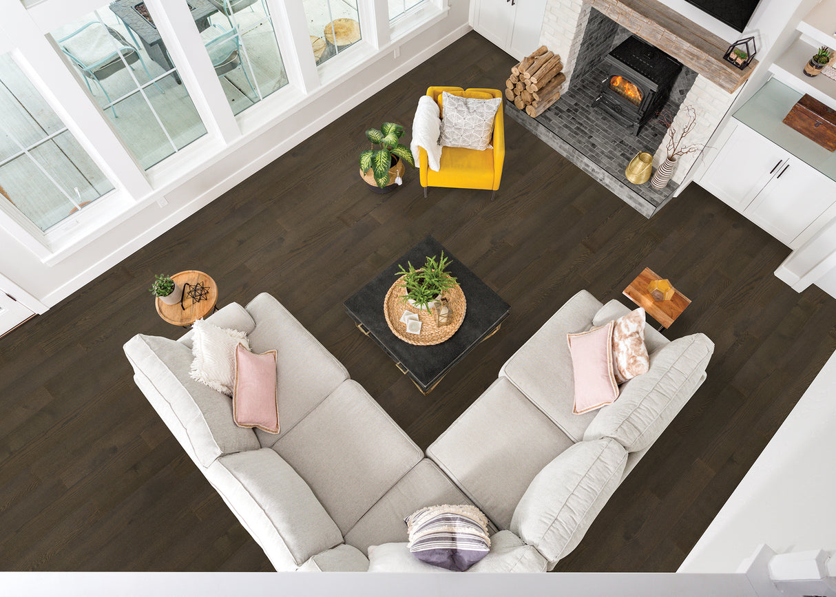 3/8 in. Spring Foal Oak Quick Click Prefinished Engineered Hardwood Flooring 6.25 in. Wide
