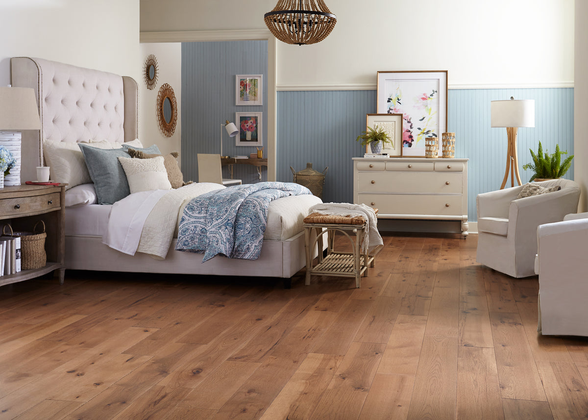 7/16 in. Sugar Mill Hickory Distressed Engineered Hardwood Flooring - Sample