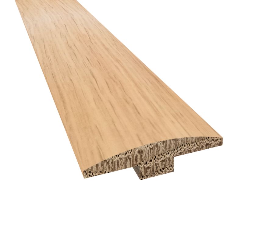 Prefinished Faroe Island White Oak 2 in. Wide x 6.5 ft. Length T-Molding
