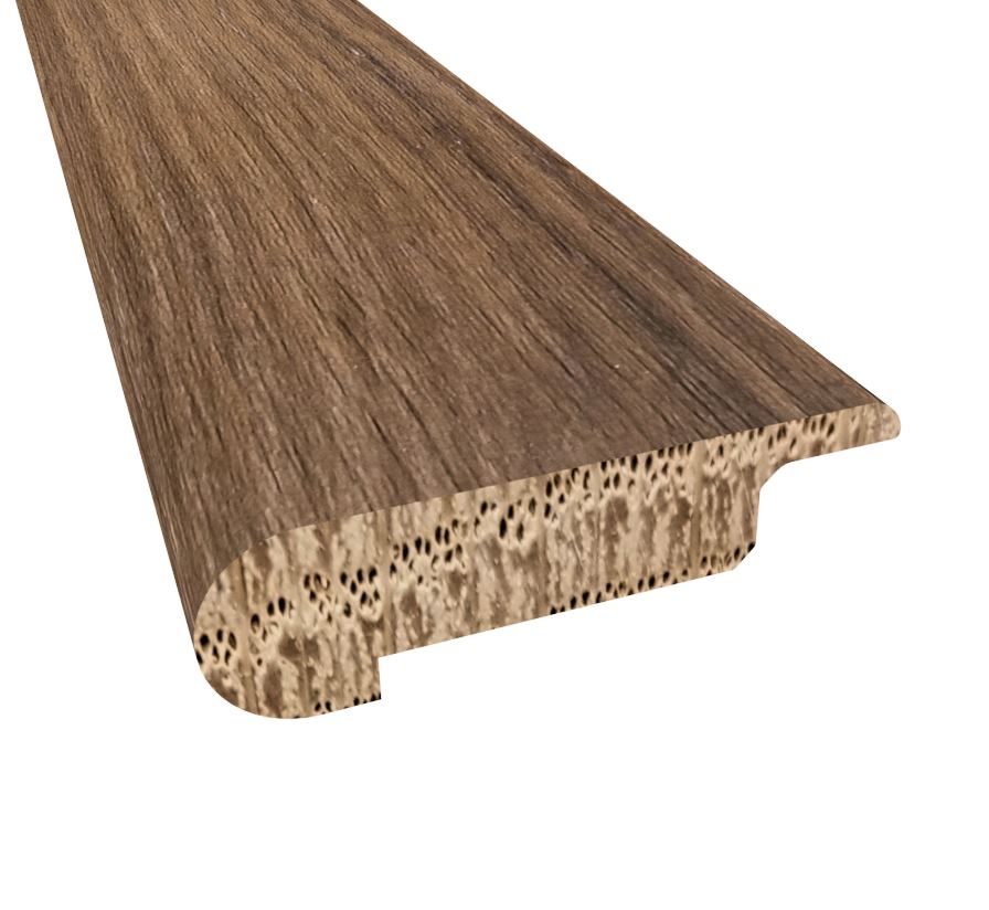 Prefinished Halmstad White Oak 7/16 in. Thick x 2.75 in. Wide x 6.5 ft. Length Overlap  Stair Nose