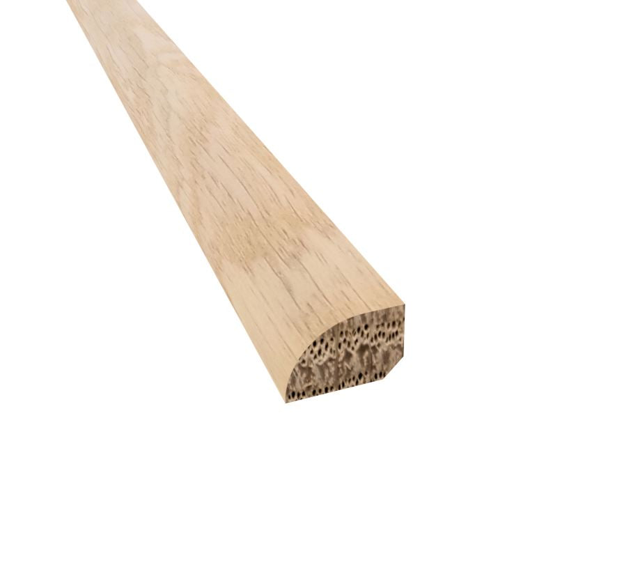Prefinished Lagan River White Oak 3/4 in. Tall x 0.5 in. Wide x 6.5 ft. Length Shoe Molding