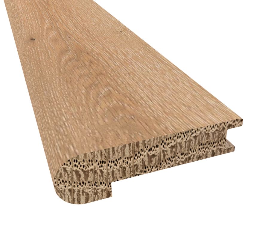 Prefinished Claire Garden Oak 9/16 in. Thick x 3.13 in. Wide x 6.5 ft. Length Stair Nose