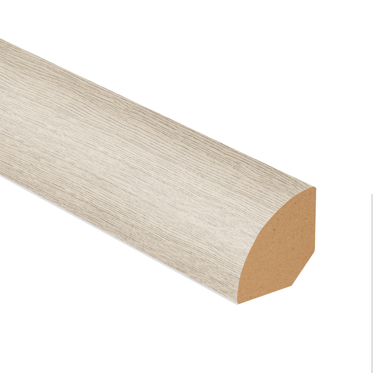 Urban Mist Oak Hybrid Resilient 3/4 in. Tall x 0.75 in. Wide x 7.5 ft. Length Quarter Round