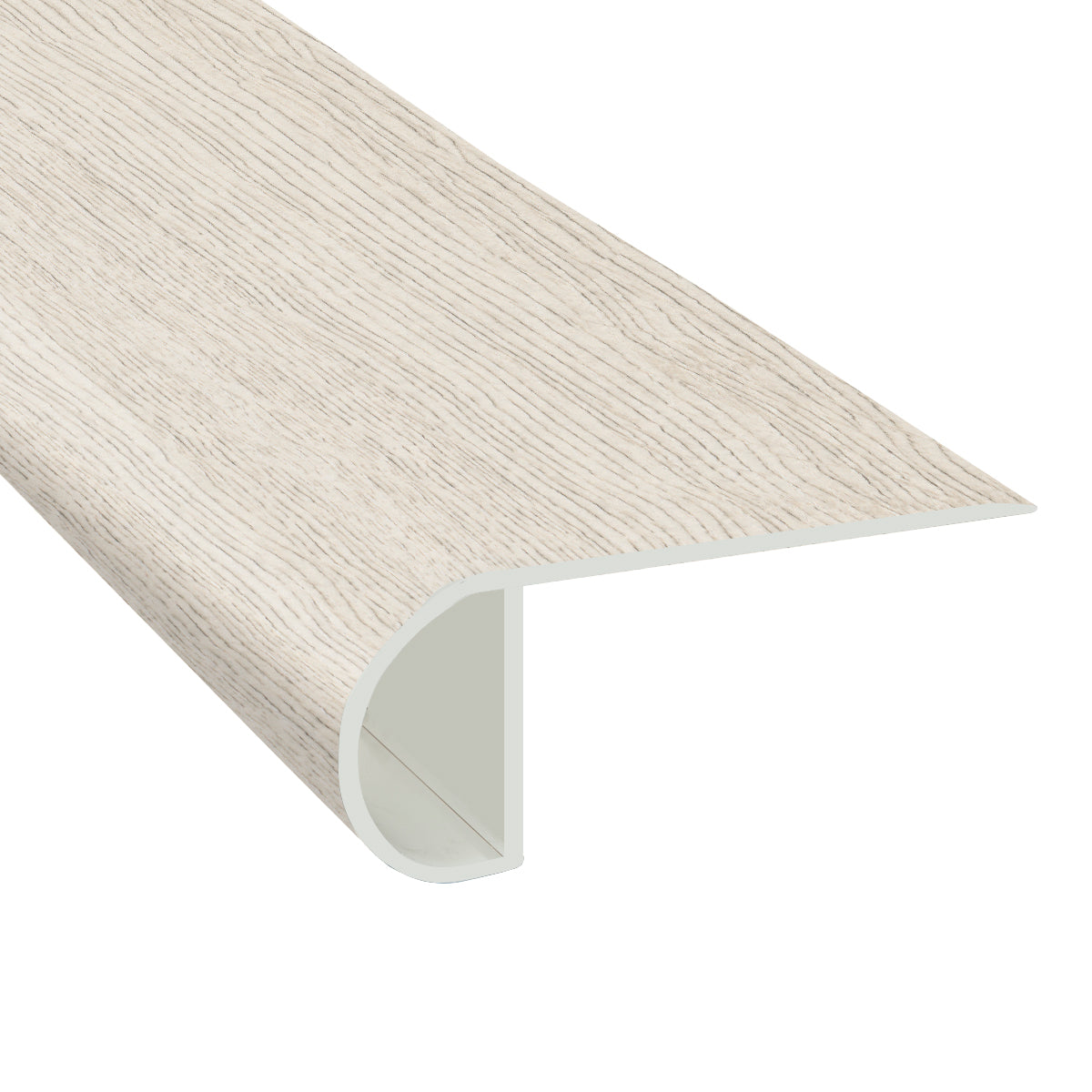 Urban Mist Oak Waterproof Hybrid Resilient 1 in. T x 2.25 in. W x 7.5 ft. L Low Profile Stair Nose