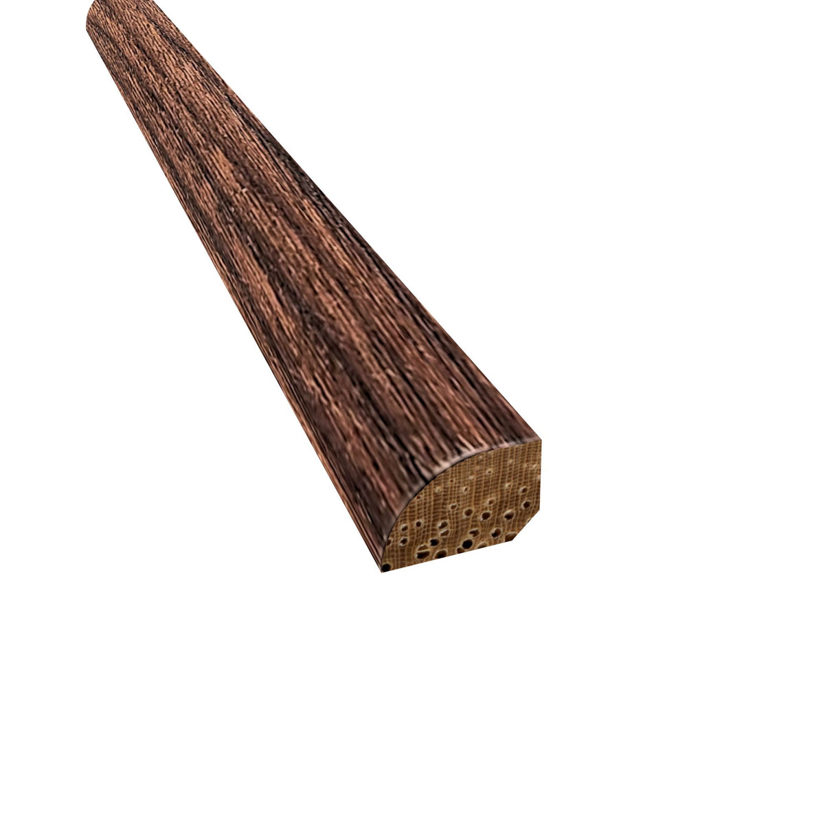 Prefinished Lake Superior Hickory 3/4 in. Tall x 0.5 in. Wide x 6.5 ft. Length Shoe Molding