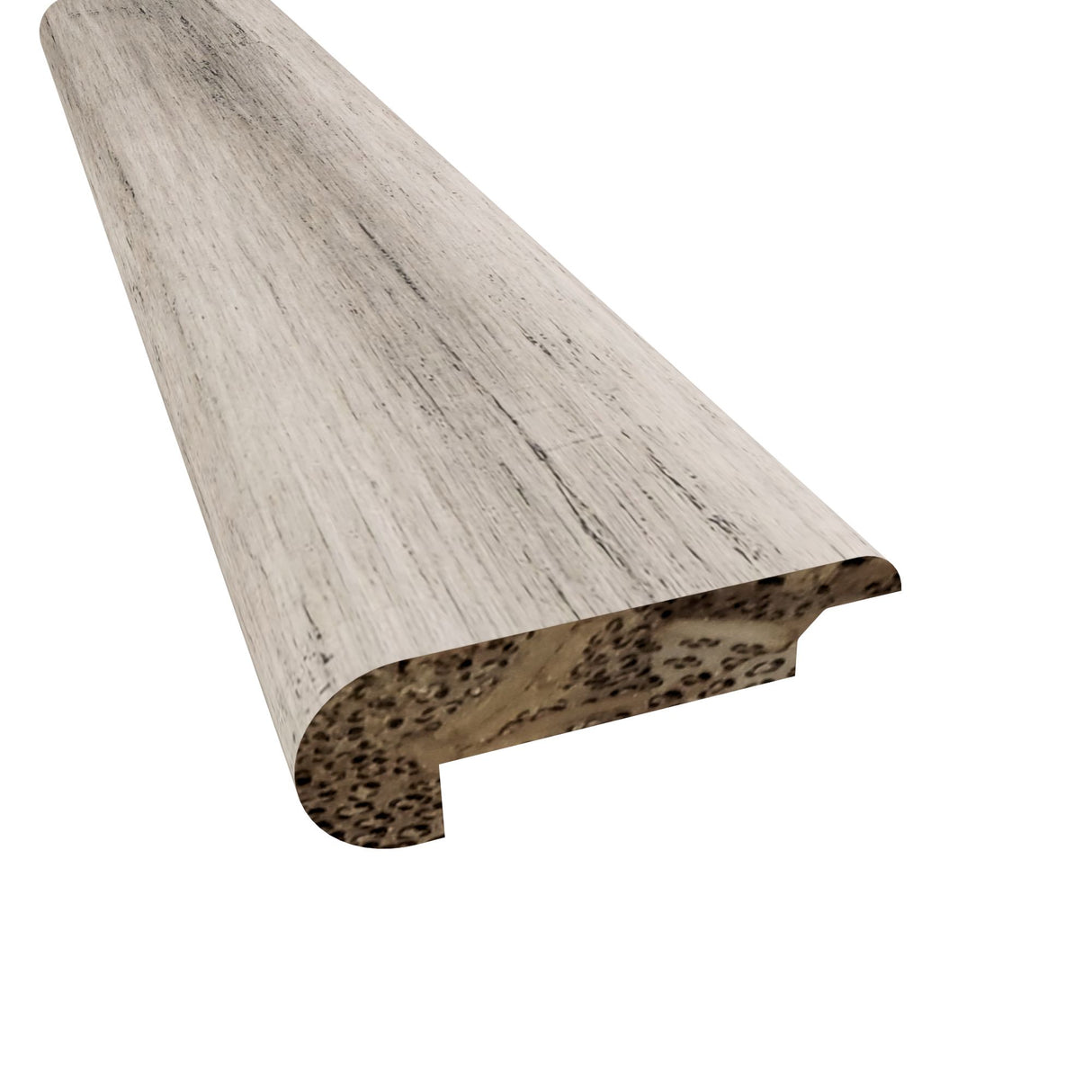 Prefinished Everest Bamboo 7mm Thick x 2.19 in. Wide x 72 in. Length Overlap Stair Nose