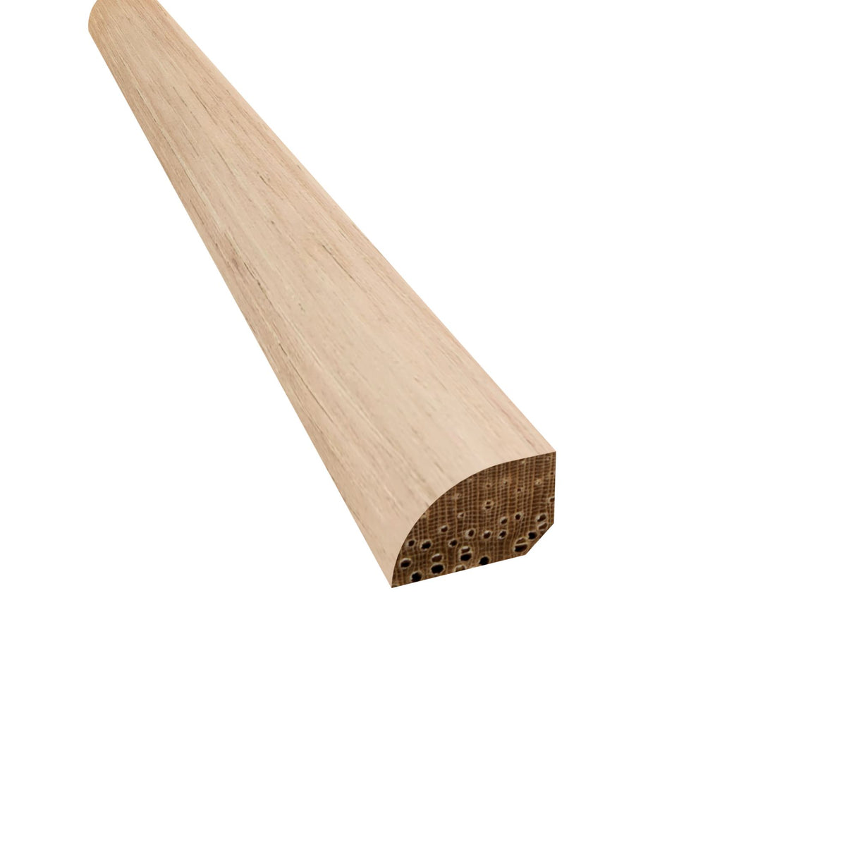 Prefinished Natilus Hickory 3/4 in. Tall x 0.5 in. Wide x 6.5 ft. Length Shoe Molding