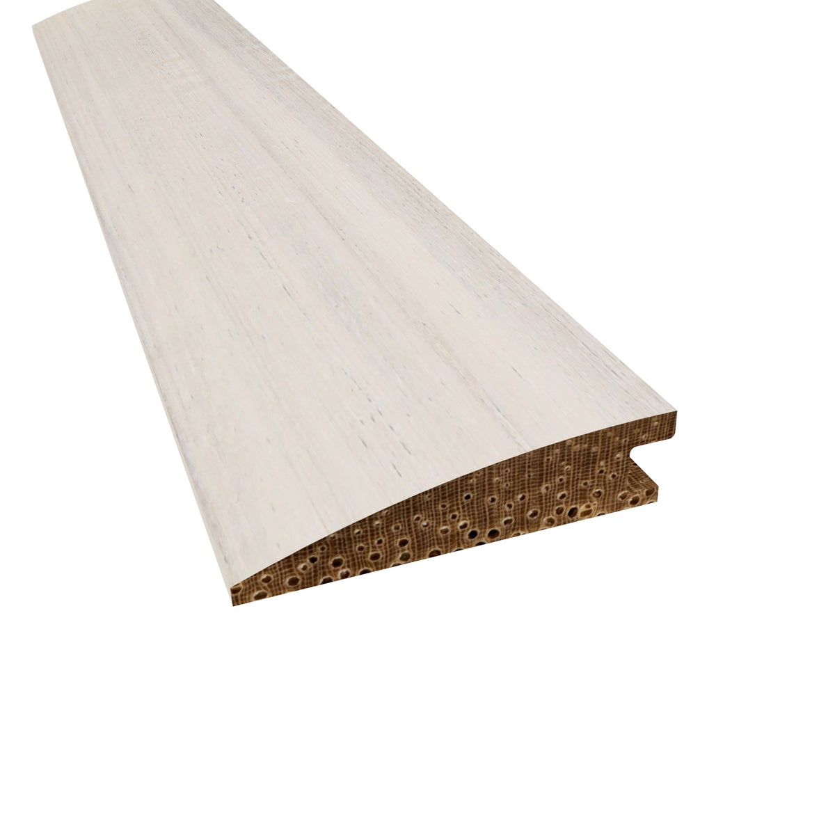Prefinished Gacier Creek Hickory Wire Brushed 2 in. Wide x 6.5 ft. Length Reducer