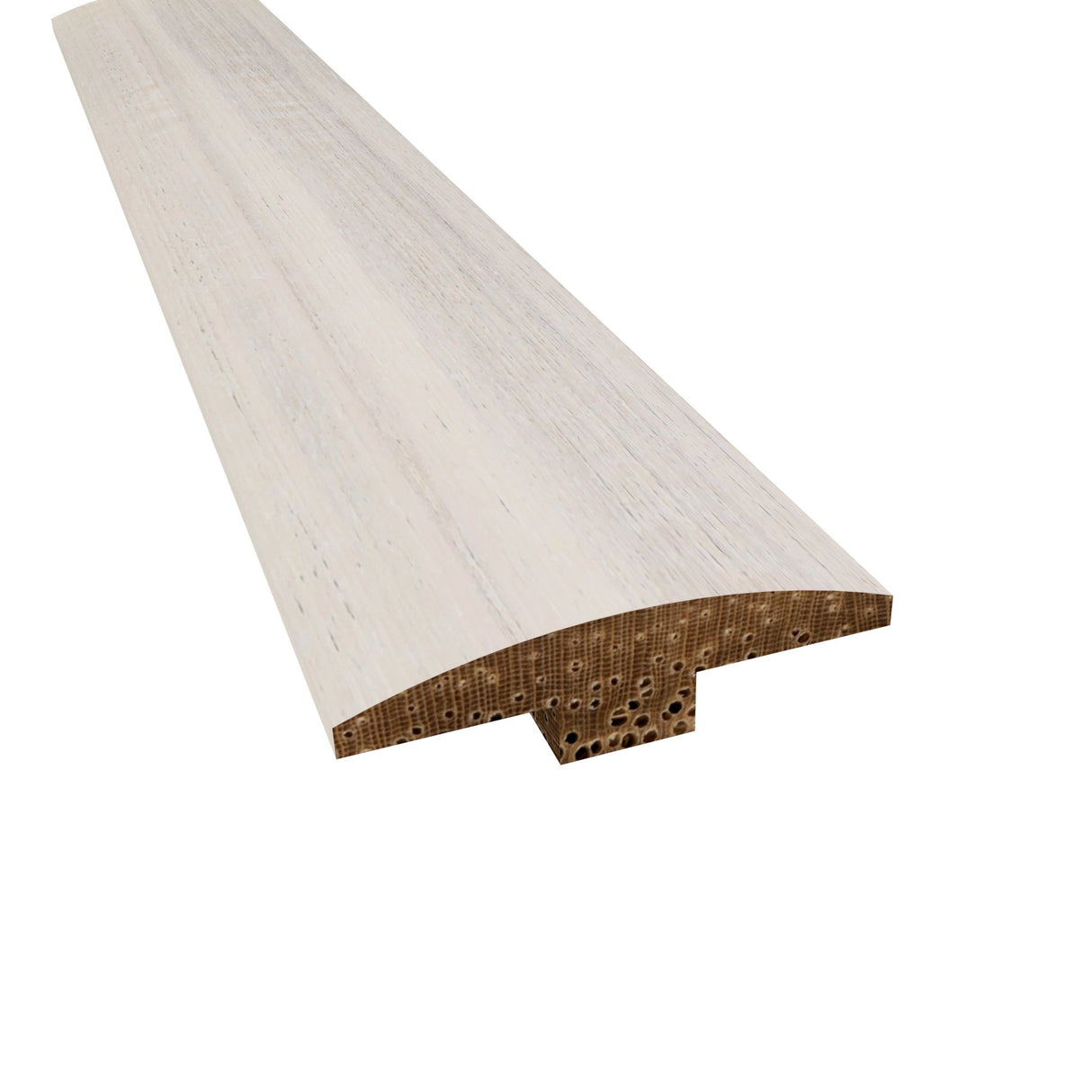 Prefinished Gacier Creek Hickory Wire Brushed 2 in. Wide x 6.5 ft. Length T-Molding