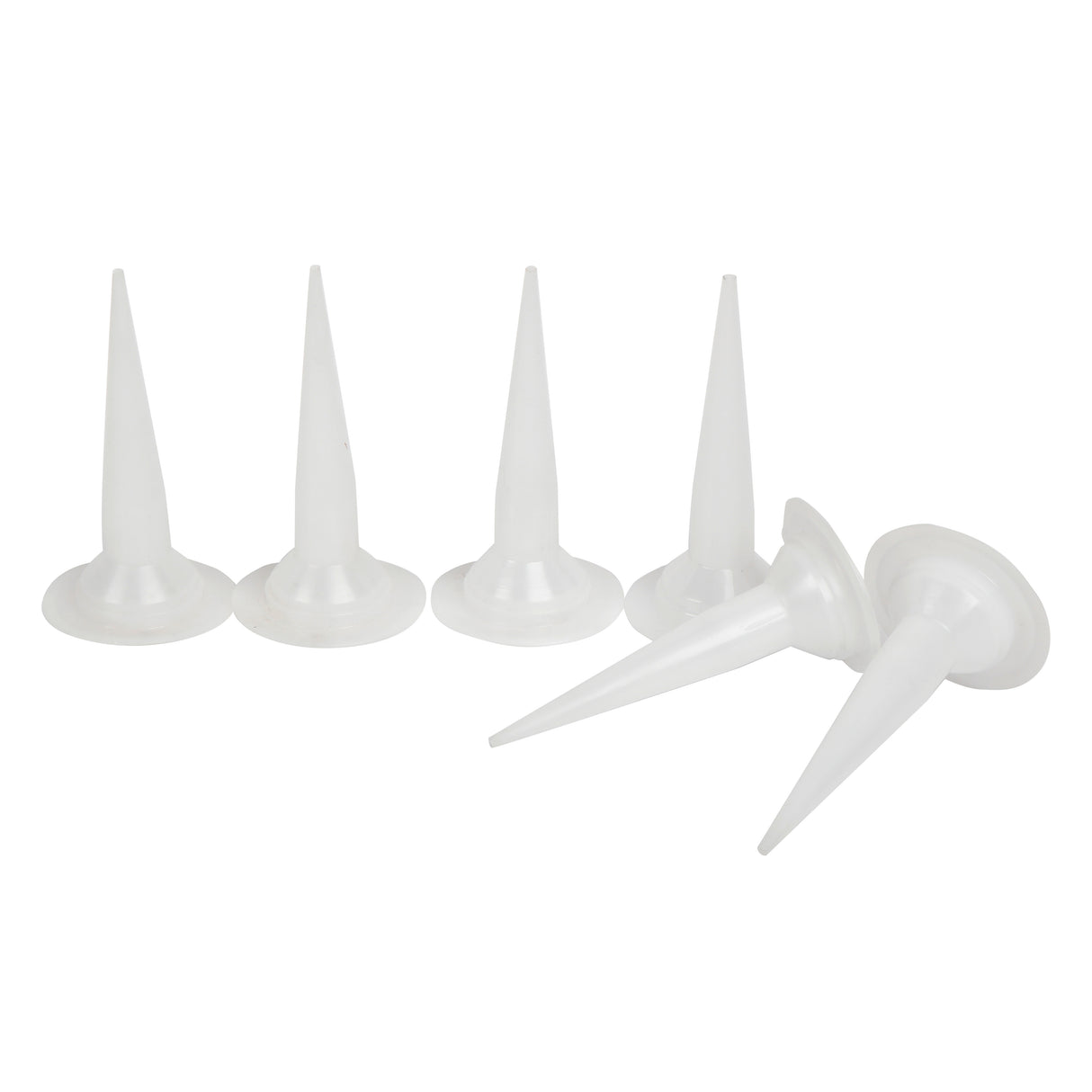 Sausage Caulk Gun Replacement White Tips - 25 per pack