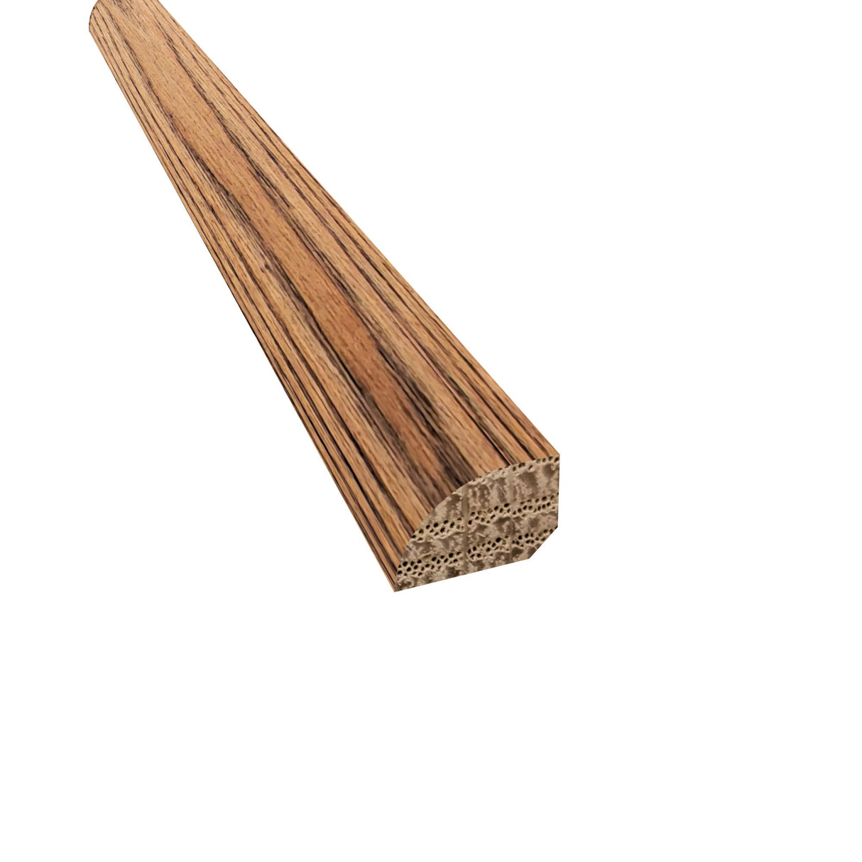 Prefinished Fontana Red Oak Distressed 3/4 in. Tall x 0.5 in. Wide x 6.5 ft. Length Shoe Molding