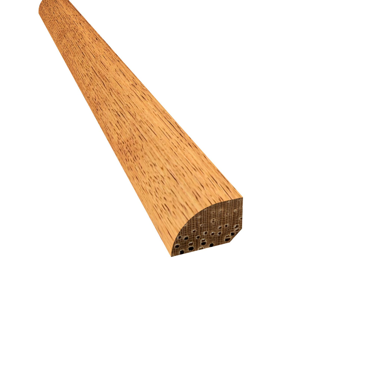 Prefinished Sugar Mill Hickory 3/4 in. Tall x 0.5 in. Wide x 6.5 ft. Length Shoe Molding