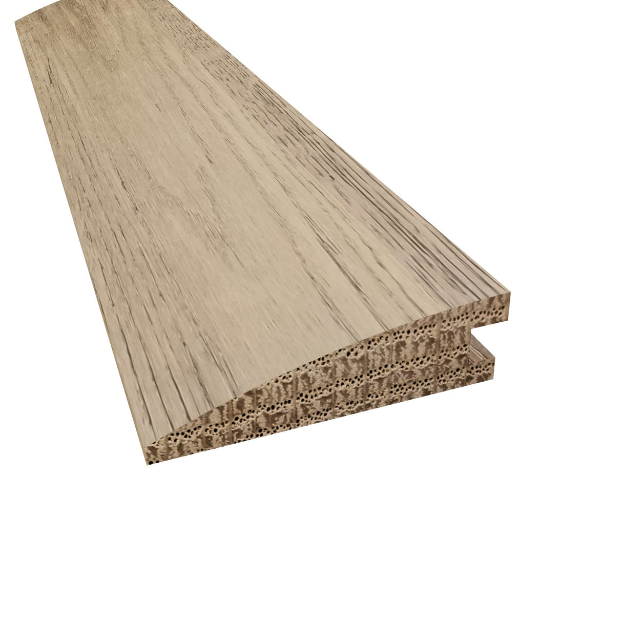 Prefinished Tortuga Beach White Oak 2.25 in. Wide x 6.5 ft. Length Reducer
