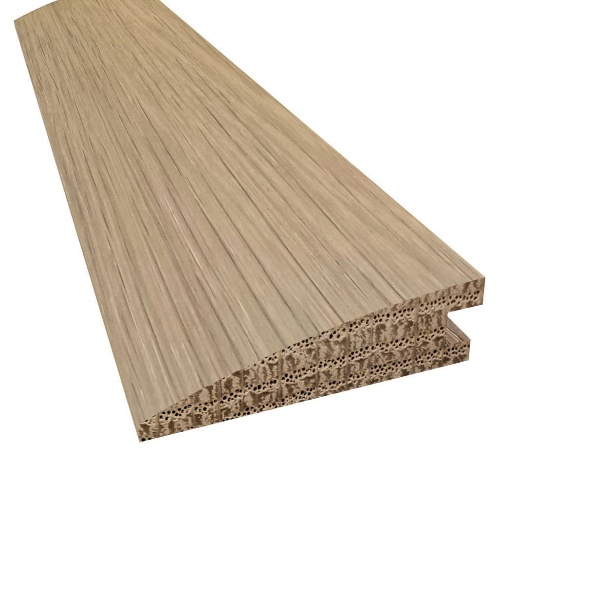 Prefinished Tarpon Bay White Oak 2.25 in. Wide x 6.5 ft. Length Reducer