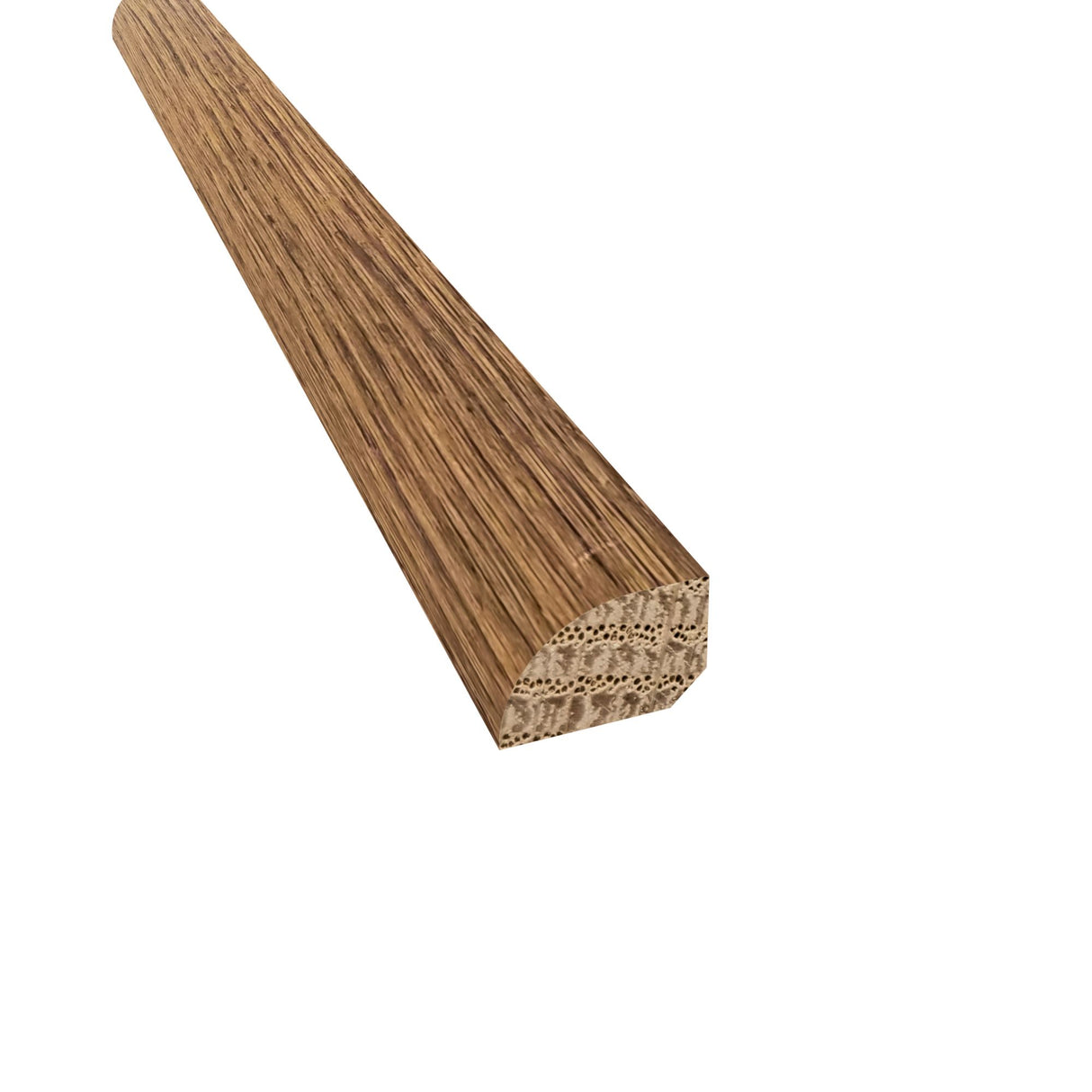 Prefinished Rockaway Beach Oak 3/4 in. Tall x 0.5 in. Wide x 6.5 ft. Length Shoe Molding