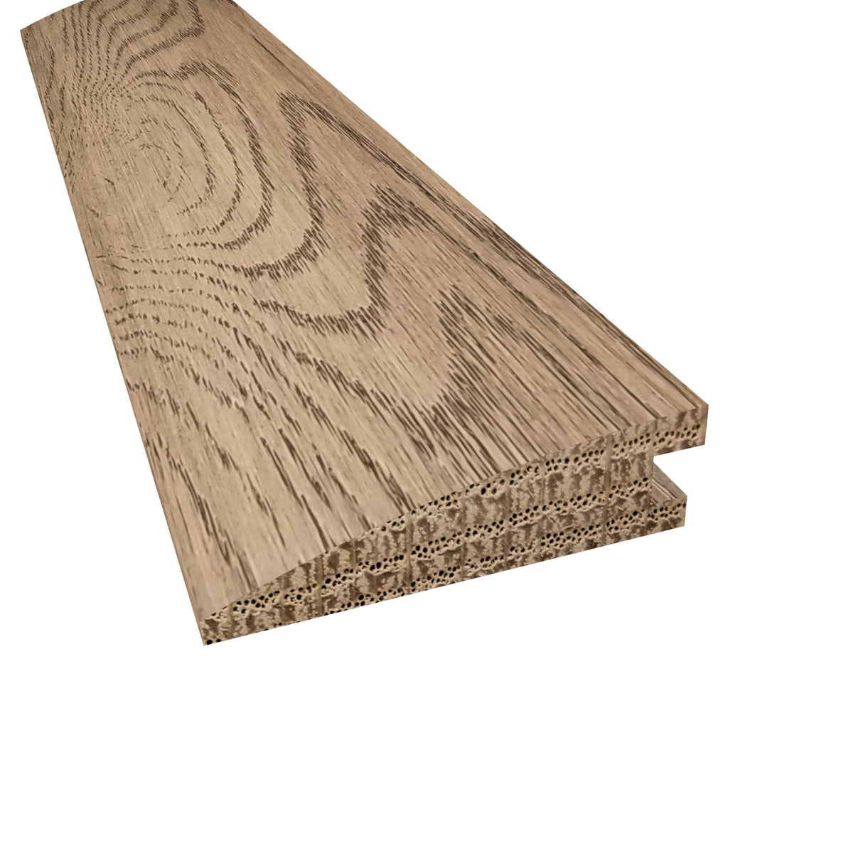 Prefinished Moonstone Oak 2.25 in. Wide x 6.5 ft. Length Reducer