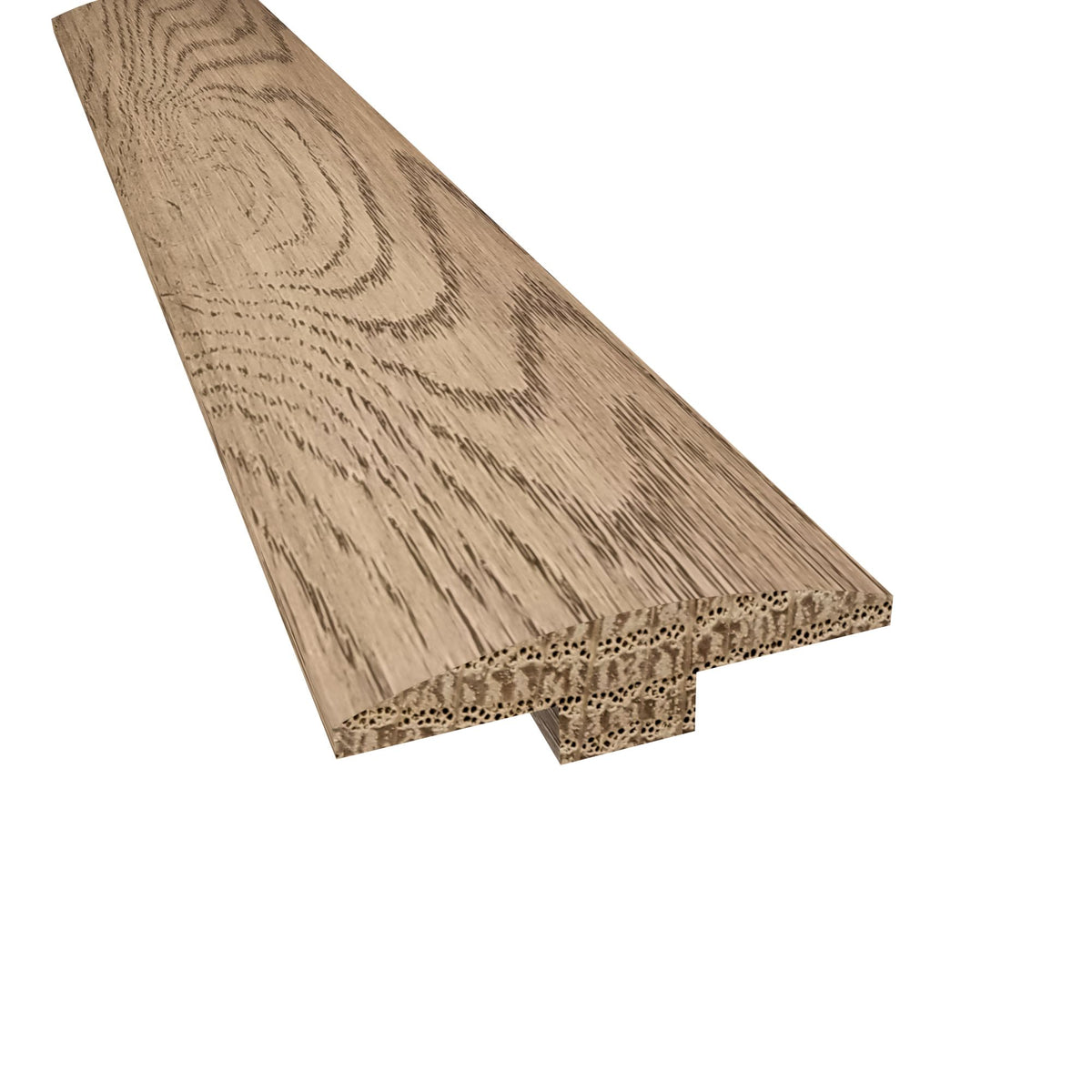 Prefinished Moonstone Oak 2 in. Wide x 6.5 ft. Length T-Molding