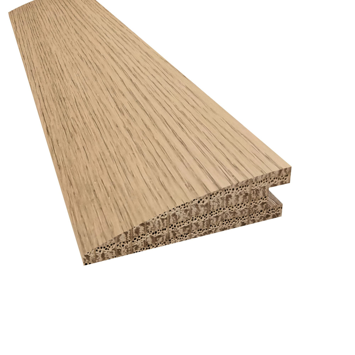 Prefinished Champage Beach Oak 2.25 in. Wide x 6.5 ft. Length Reducer