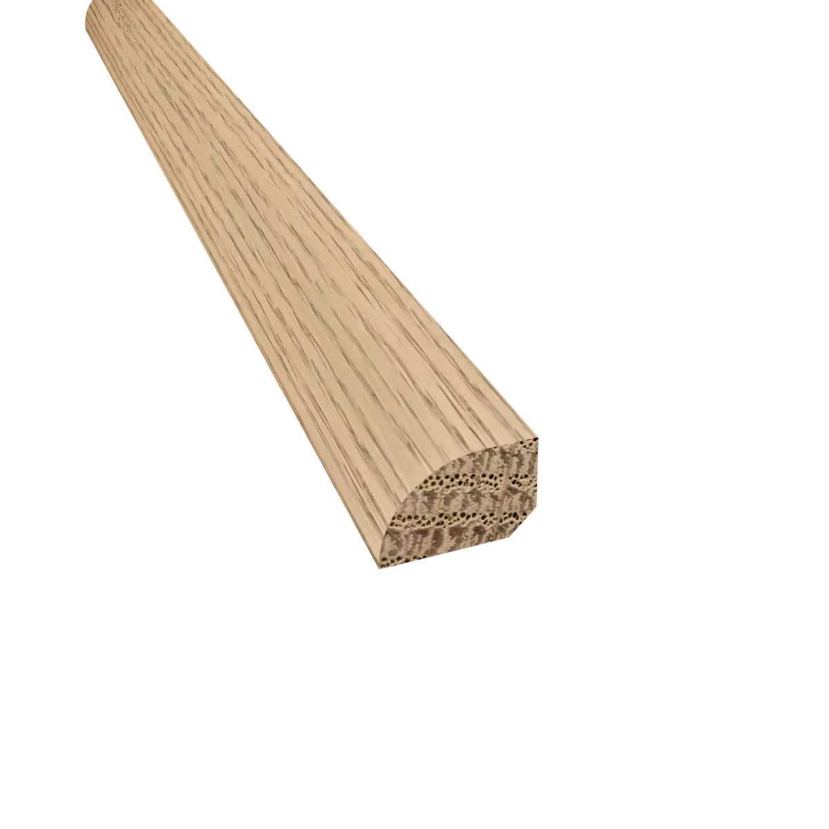 Prefinished Champagne Beach Oak 3/4 in. Tall x 0.5 in. Wide x 6.5 ft. Length Shoe Molding