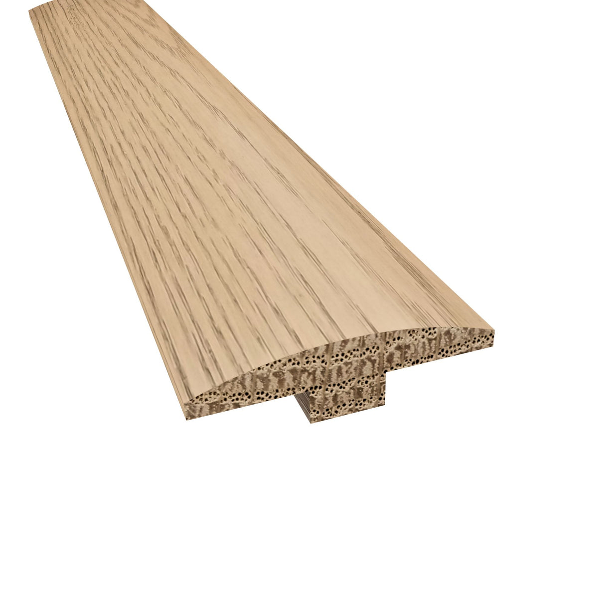 Prefinished Champagne Beach Oak 2 in. Wide x 6.5 ft. Length T-Molding