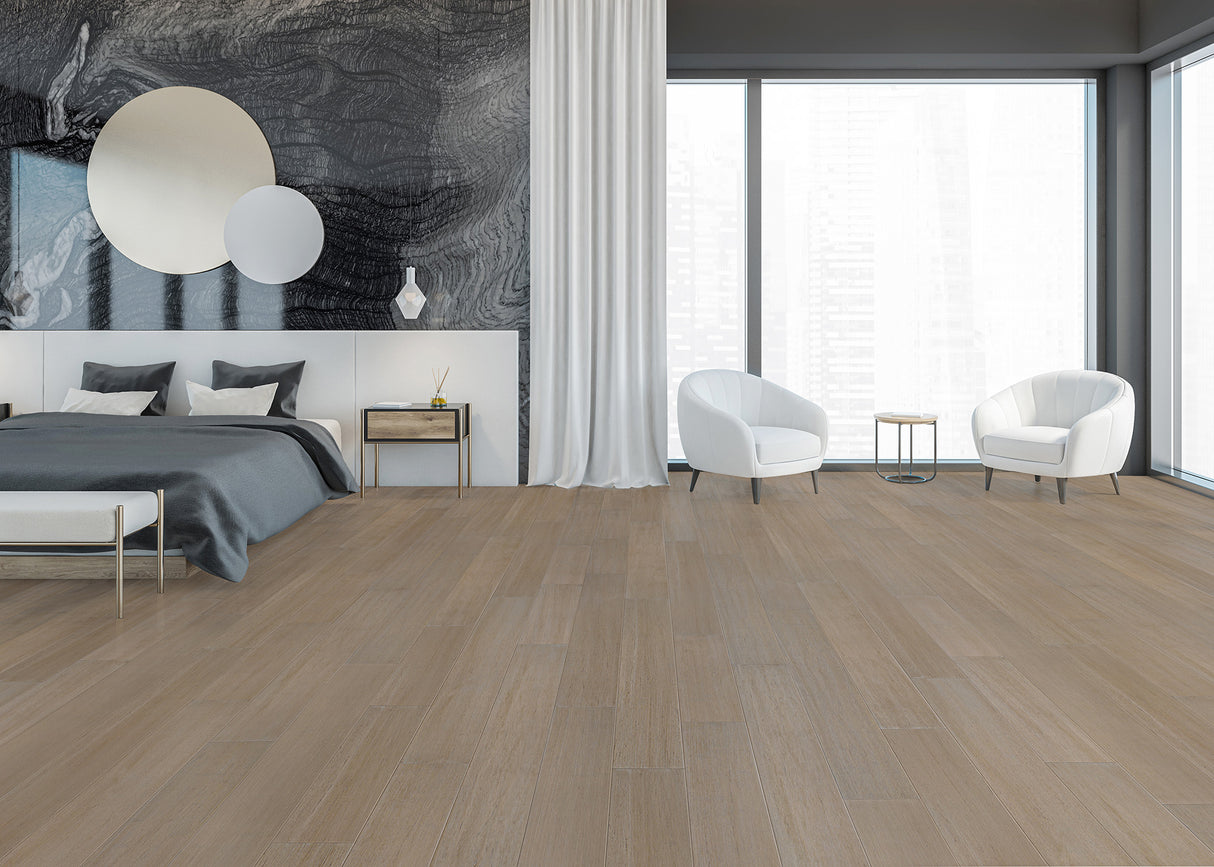 3/8 in. Mesa Verde Distressed Click Strand Engineered Bamboo Flooring 3.86 in. Wide