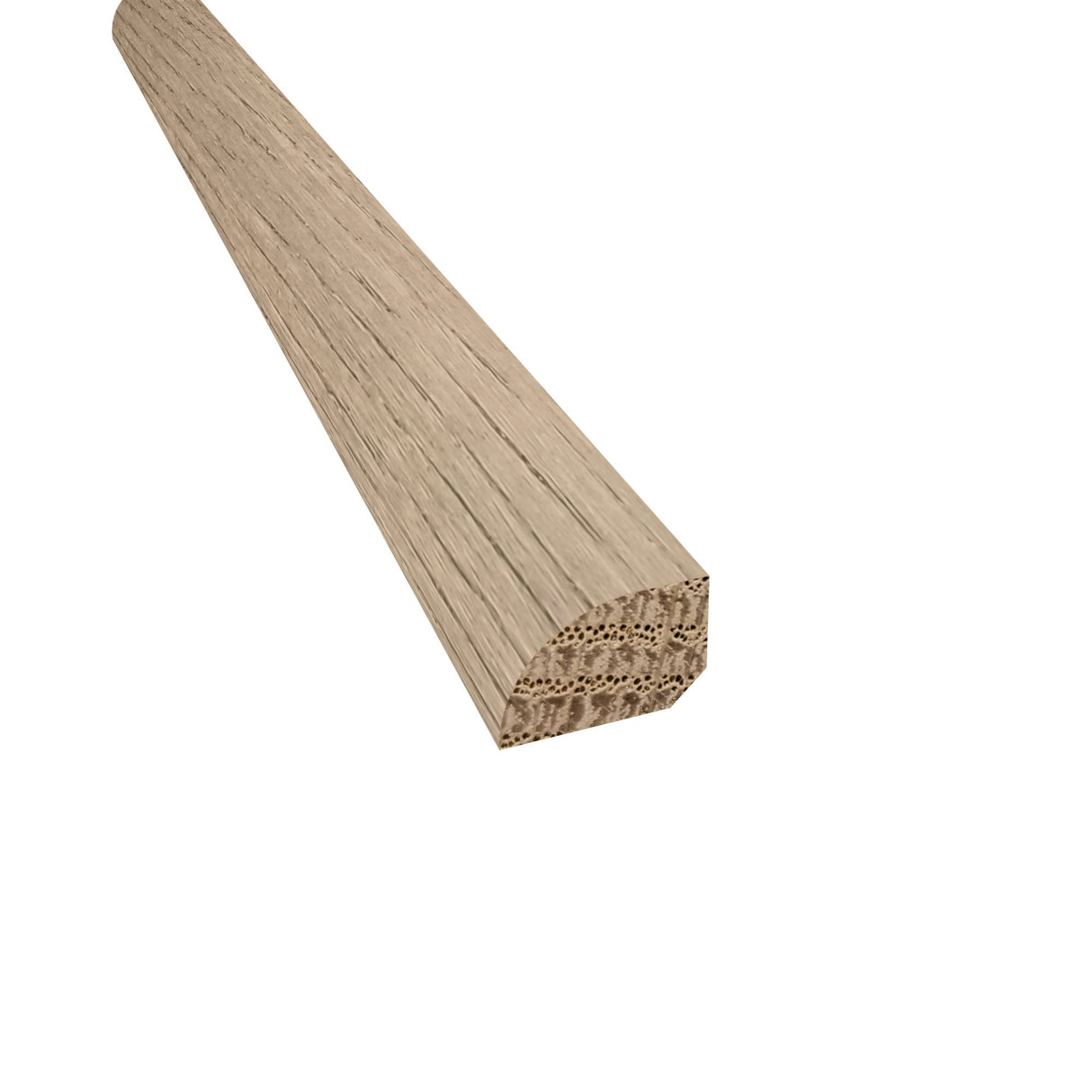 Prefinished Captiva Beach Oak 3/4 in. Tall x 0.5 in. Wide x 6.5 ft. Length Shoe Molding