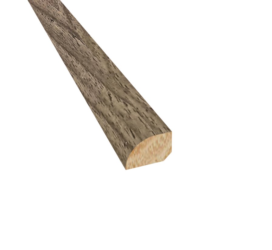 Prefinished Bristol Tavern Hickory 3/4 in. Tall x 0.5 in. Wide x 6.5 ft. Length Shoe Molding
