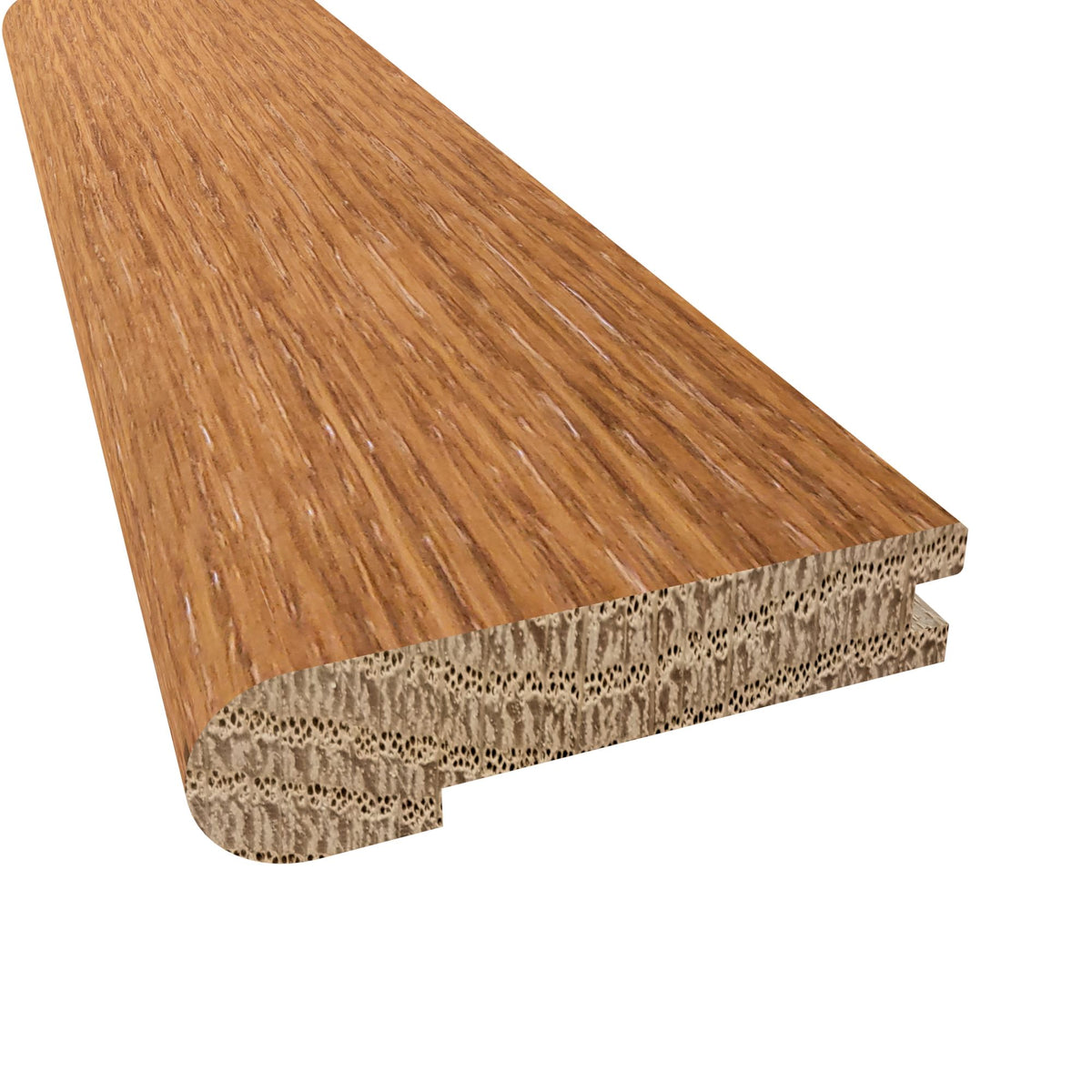 Prefinished East Village Chevron Distressed 5/8 in. Thick x 2.75 in. Wide 6.5 ft. Length Stair Nose