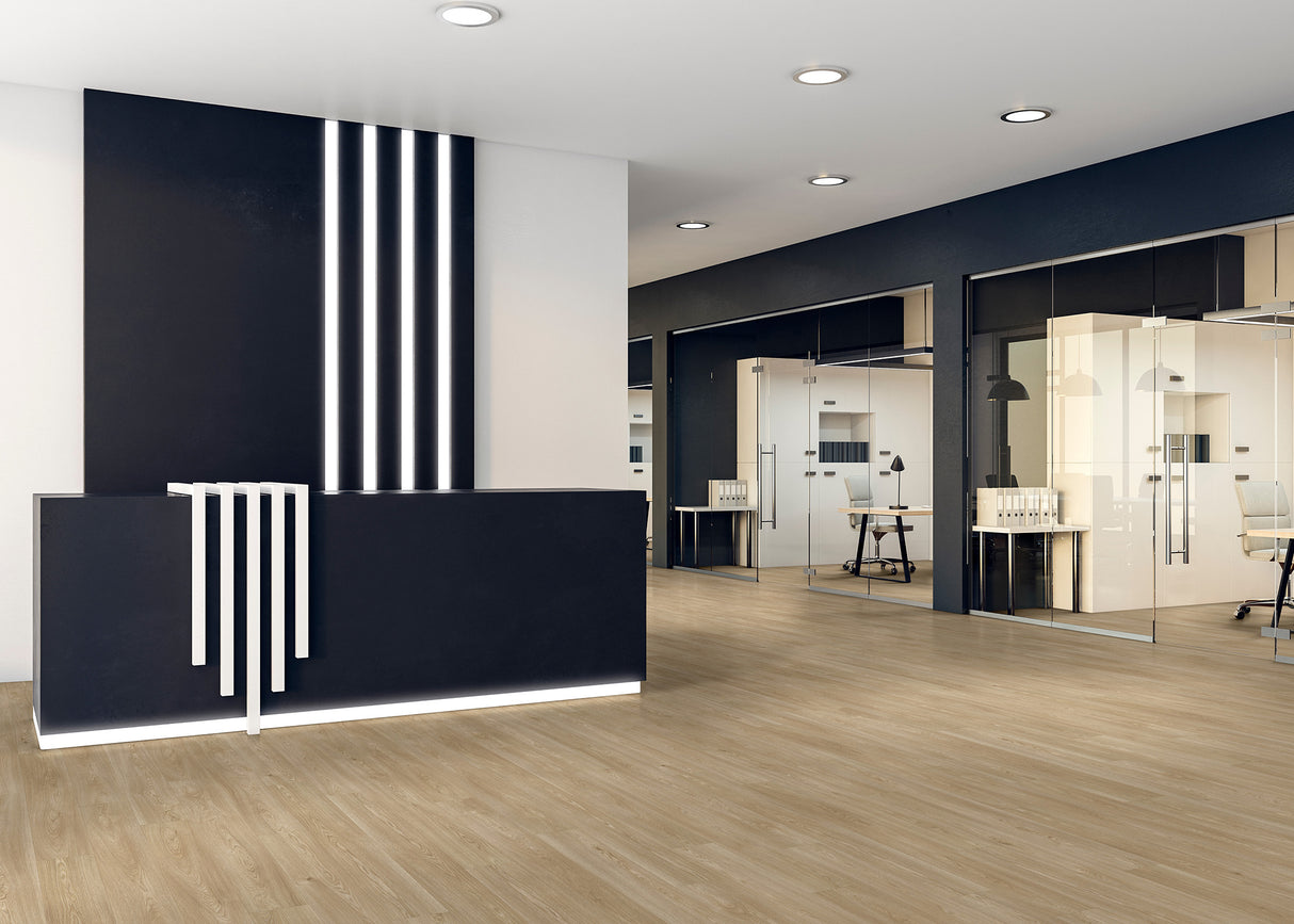 2mm Essence Oak Glue Down Waterproof Vinyl Plank Flooring